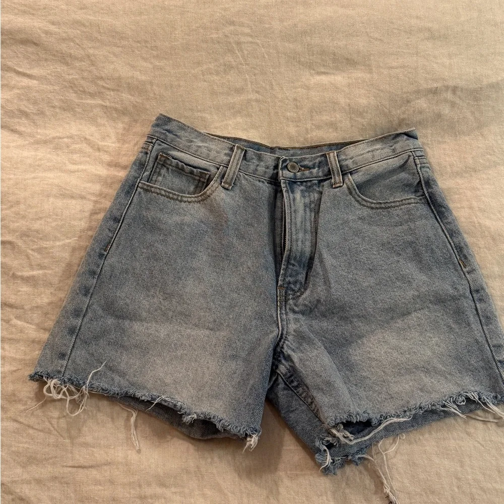 J. Galt Women's Light Blue Denim Shorts - Picture 2 of 3